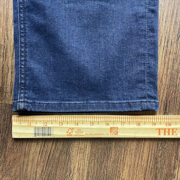 Jen7 by 7 for All Mankind Crop Wide Leg Denim Medium Wash Jeans Women’s Size 6 - Picture 10 of 11